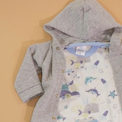 Campera algodón NIZA gris en internet