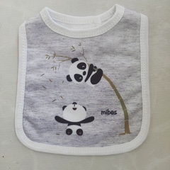 Babero ositos panda