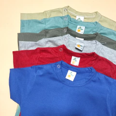 Remera básica gris melange - comprar online