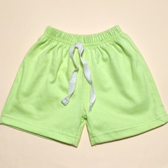 Short algodón FITO verde manzana