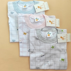 Body cuadraditos celeste + de 18m en internet