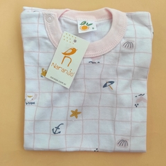 Body cuadraditos rosa + de 18m