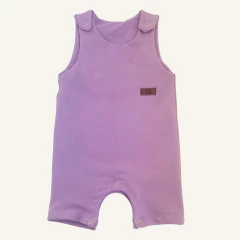 Jardinero rústico elastizado lila - comprar online