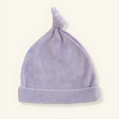 Gorrito plush lila TALLE ÚNICO