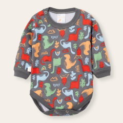Body DINOSAURIOS gris