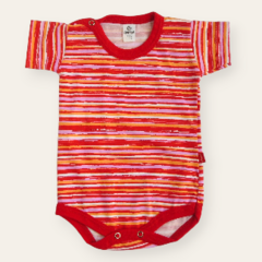 Body rayado Lena rojo