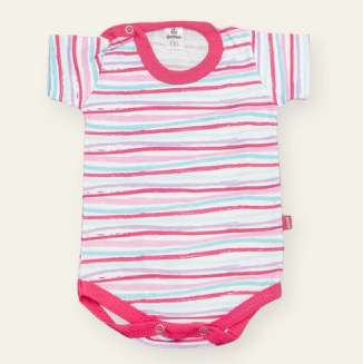 Body rayado Ambar fucsia