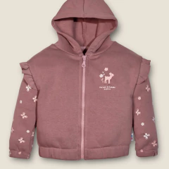 Campera frisa CIERVITO rosa - comprar online