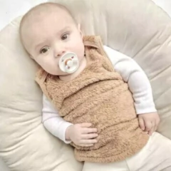 Chaleco corderito Boston dulce de leche - comprar online