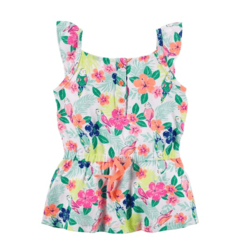 Blusa importada floreada sin mangas en internet
