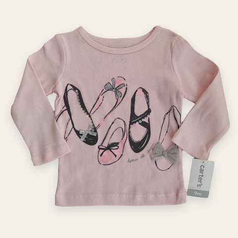 Remera importada danza rosa