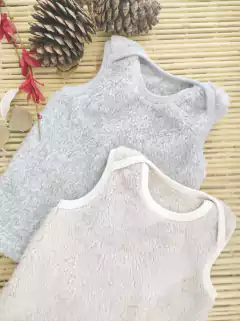 Chaleco corderito Boston gris en internet