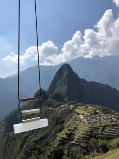 colar Machu Picchu de selenita no banho de prata clara 4