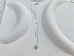 colar Sea de larimar em prata 925 2