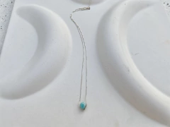colar Sea de larimar em prata 925 2