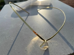 Headpiece Ajna cristal ouro