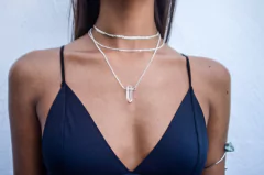 chocker Lya de prata 925 5