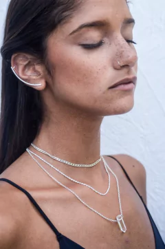 chocker Lya de prata 925 4