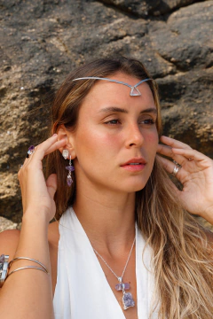 Headpiece Ajna cristal ouro na internet