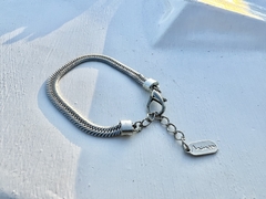 pulseira Snake no banho de prata 2