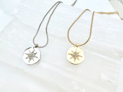 Colar medalha ouro - comprar online