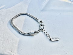 pulseira Snake no banho de prata