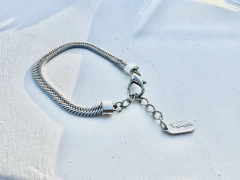 pulseira Snake no banho de prata