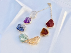 Colar Queen 7 chackras ouro - comprar online