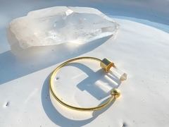 Bracelete Aquarius Cristal Ouro na internet