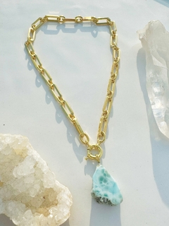 Colar México larimar Ouro na internet