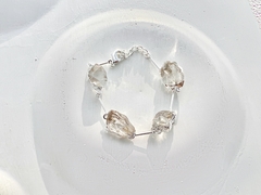 pulseira Eleva de cristal no banho de prata 2