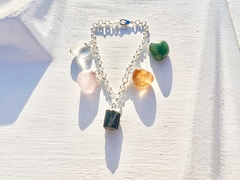 pulseira Amuleto no banho de prata 2