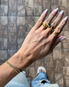 Anel Bohemian ouro - loja online