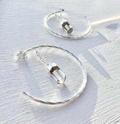 Argola Hera Cristal - comprar online
