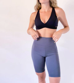 Bermuda Biker | Cinza - comprar online