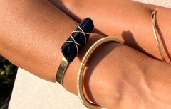 bracelete Ancash de turmalina no banho de ouro 3