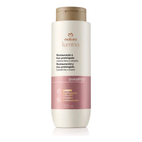 Shampoo Lumina Restauración y Liso Prolongado Natura - comprar online