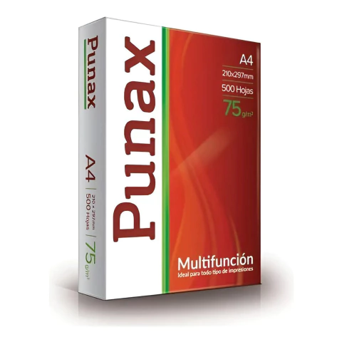 Resma Punax A4 75g - 500 Hojas - comprar online