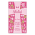 Cruz con Flores Fucsia Bautismo - comprar online