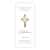 Cruz Madera con Ramo de Flores Bautismo - comprar online