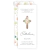 Cruz Madera con Ramo de Flores Bautismo - tienda online