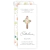 Cruz Madera con Ramo de Flores Bautismo - tienda online