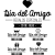 Regalos Especiales - Cartel en Vinilo de Corte día del Amigo - comprar online