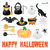 Iconos Halloween - Vinilo Decorativo Halloween