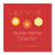Tres Esferas Rojo Box - Tarjetas para Navidad y Fin de Año