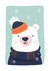 Winter Animals Verde - Láminas - comprar online