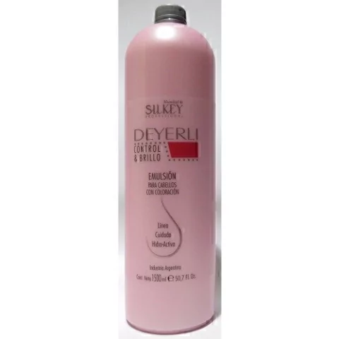Acondicionador Emulsion P/cabello Con Color Silkey X 1500 Ml