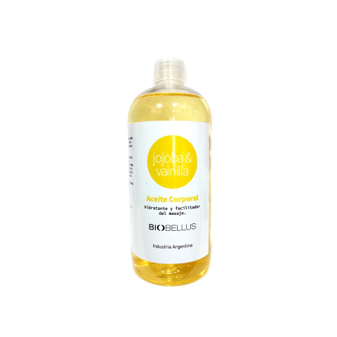 Aceite Masajes Natural Vainilla Y Jojoba X500 Ml - Biobellus - comprar online