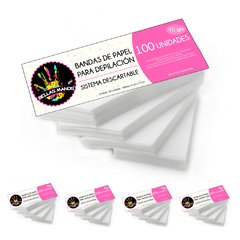 5 Bandas Depilatorias Descartables Prof. x100 Bellas Manos