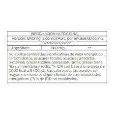 Suplemento Dietario Triptofano Sueño Estres Lappiel - comprar online